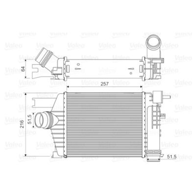 14461-1381R Zwischenkühler Assy Für Renault Captur Clio IVV Duster 1.5 DCI 2013